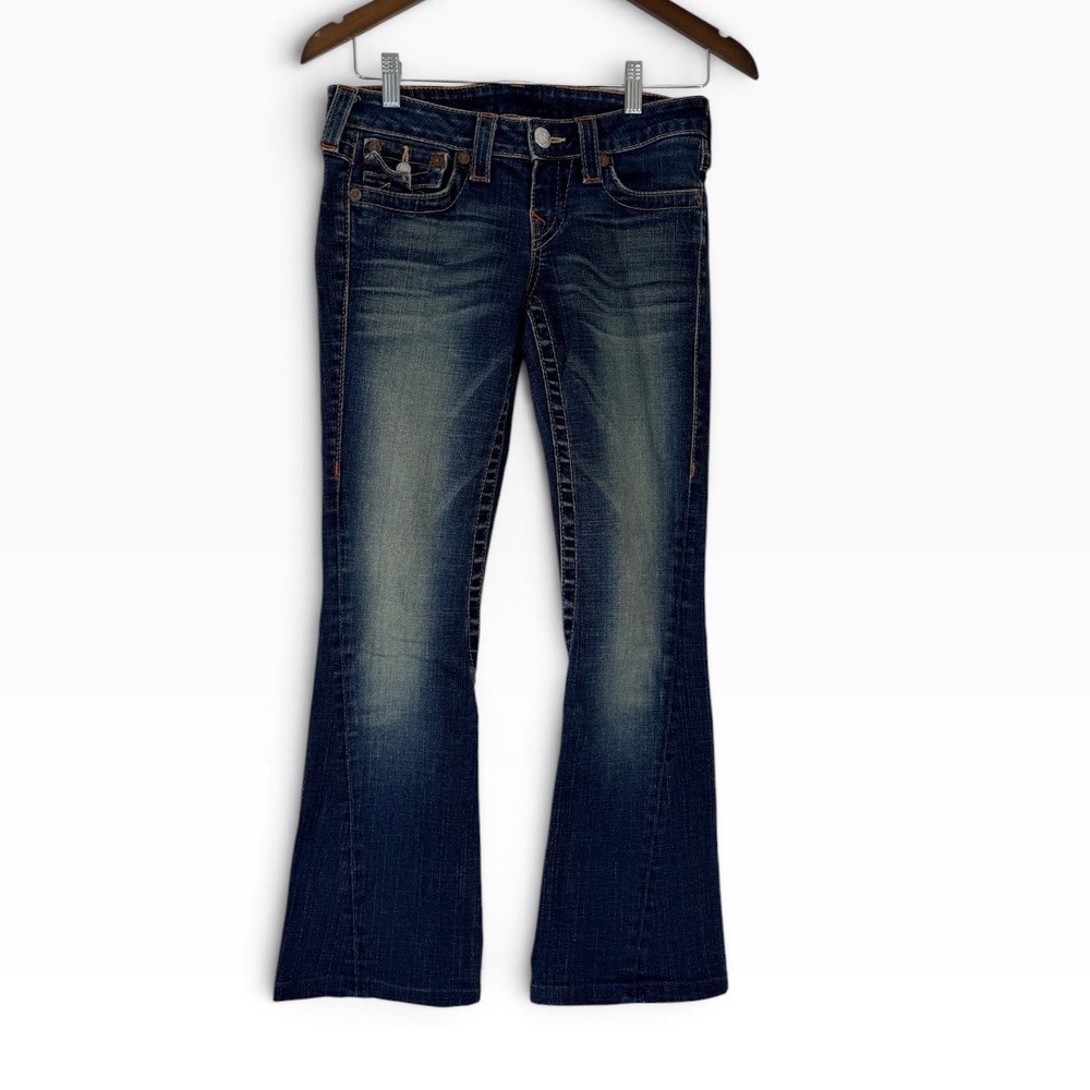 Vintage Y2K True Religion Joey Twisted Seam Flare Jeans | Women's 26